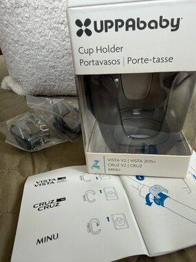UPPAbaby Gray Cup Holder for Cruz, Minu